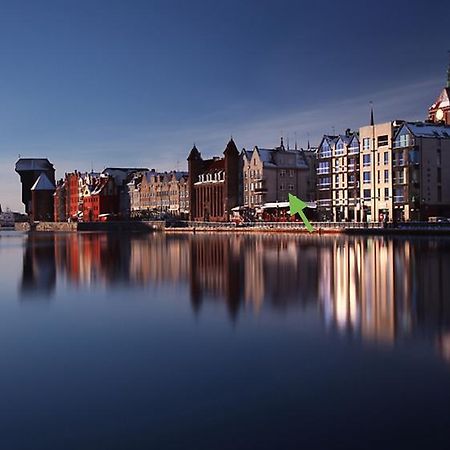 Gdansk Old Town River View Exterior foto